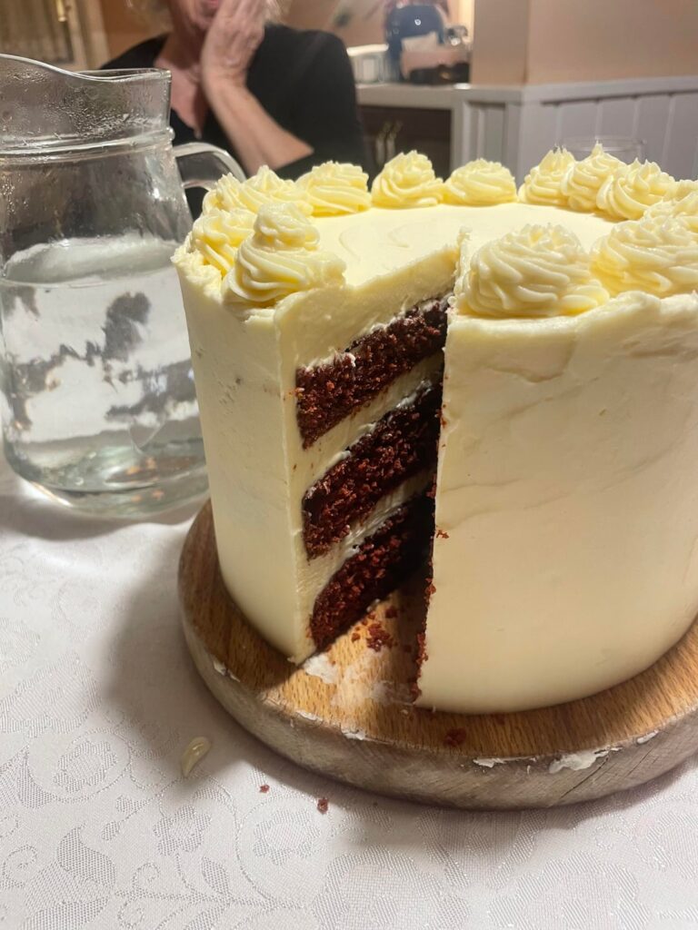 Cake I made for granny’s 81st