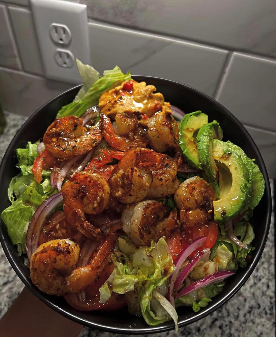 Try this Spicy Shrimp Avocado Salad, it was so good