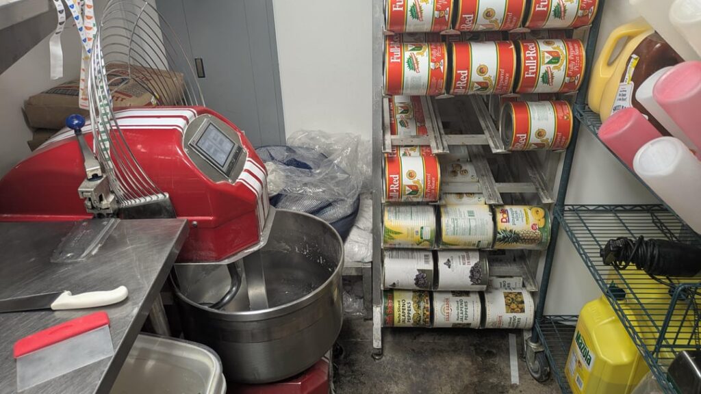 Owner rearranged the kitchen