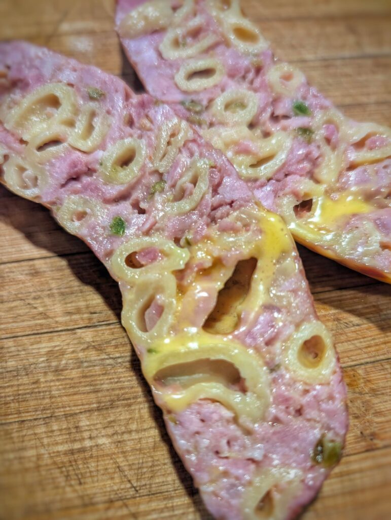 I know, it looks weird, but we made these Mac n Cheese Jalapeno Kranksy