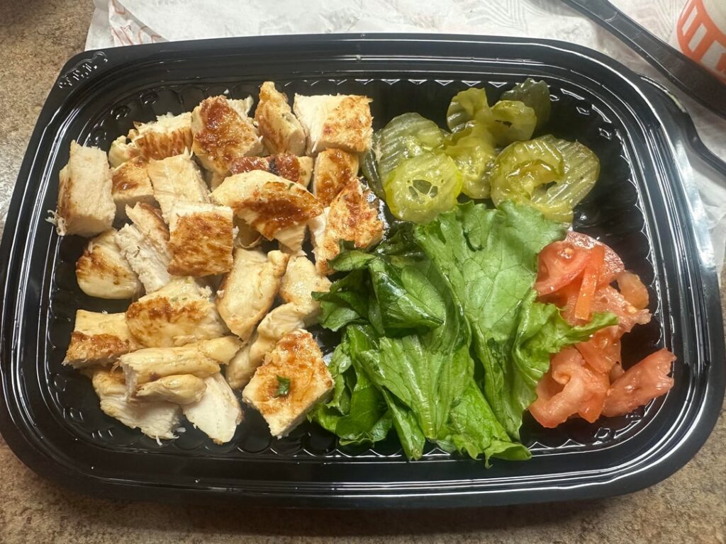 My go to Whataburger order for only 275 calories!