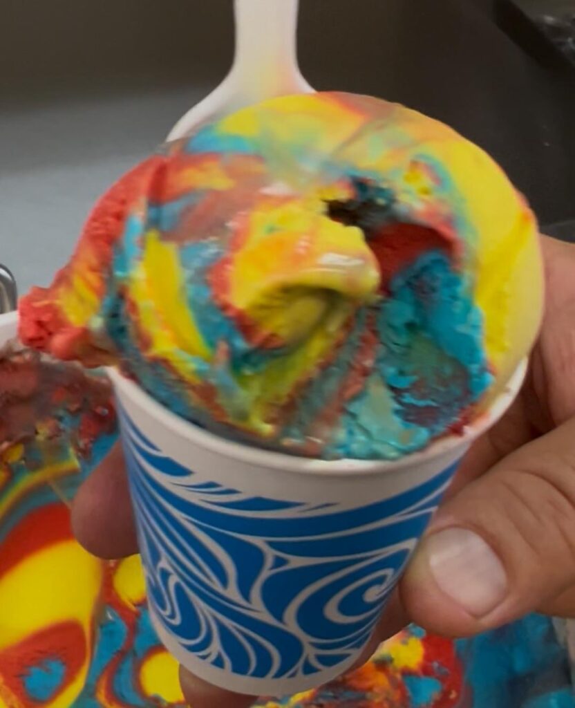 Superman ice cream!