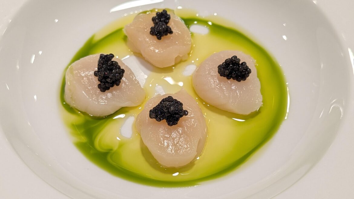 Scallop with Caviar
