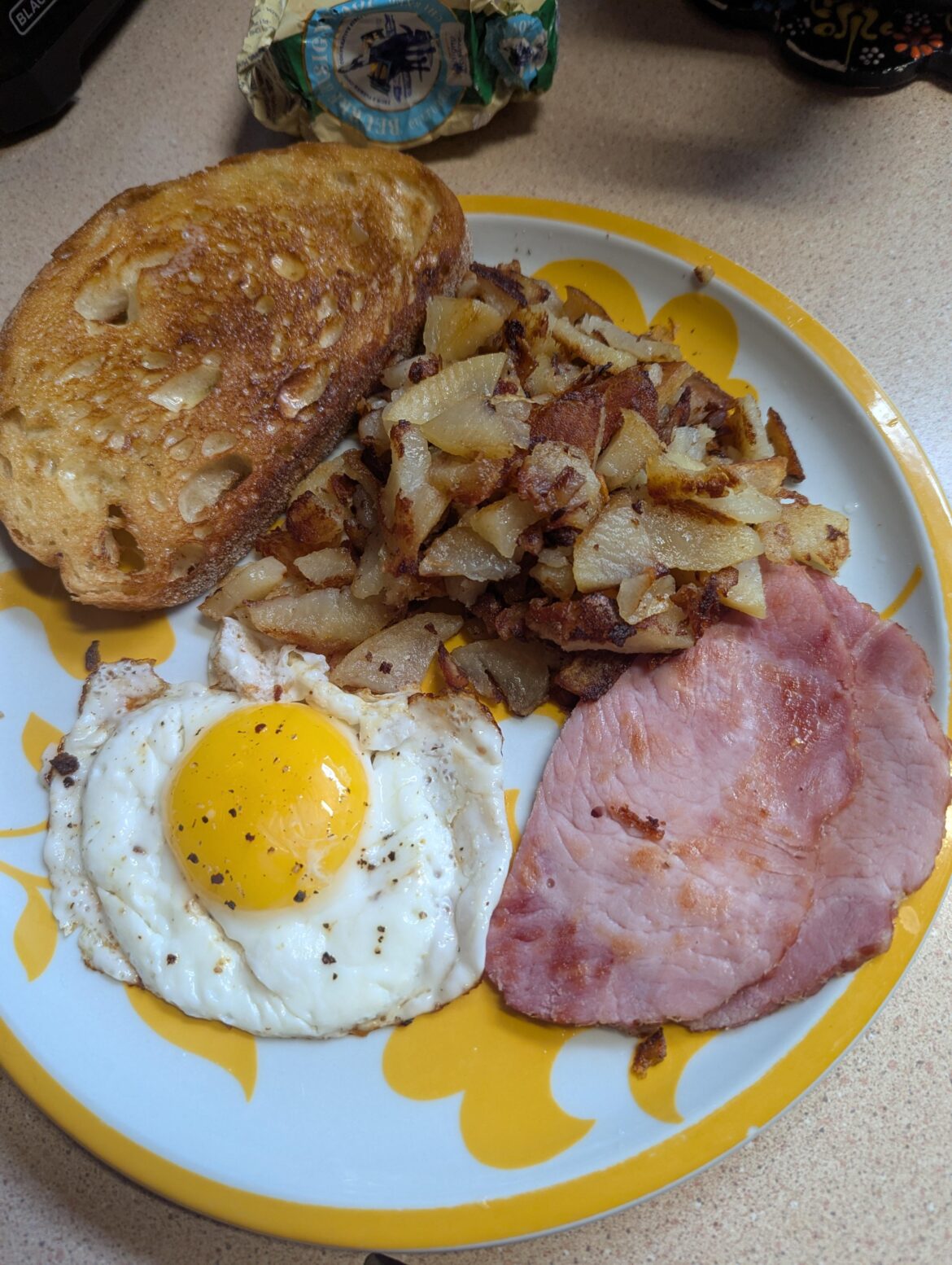 What the old timers call a square meal