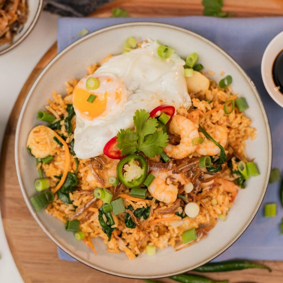 Masak Sauces Nasi Goreng, With and Egg on Top