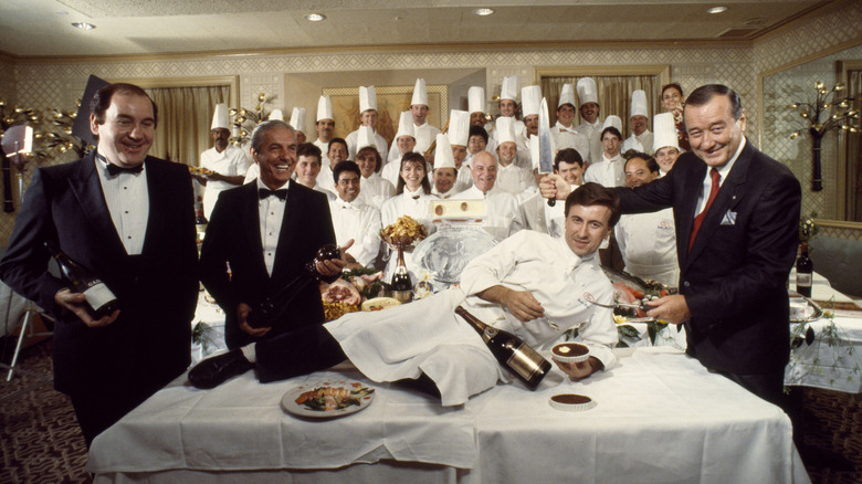 Le Cirque staff in 1991