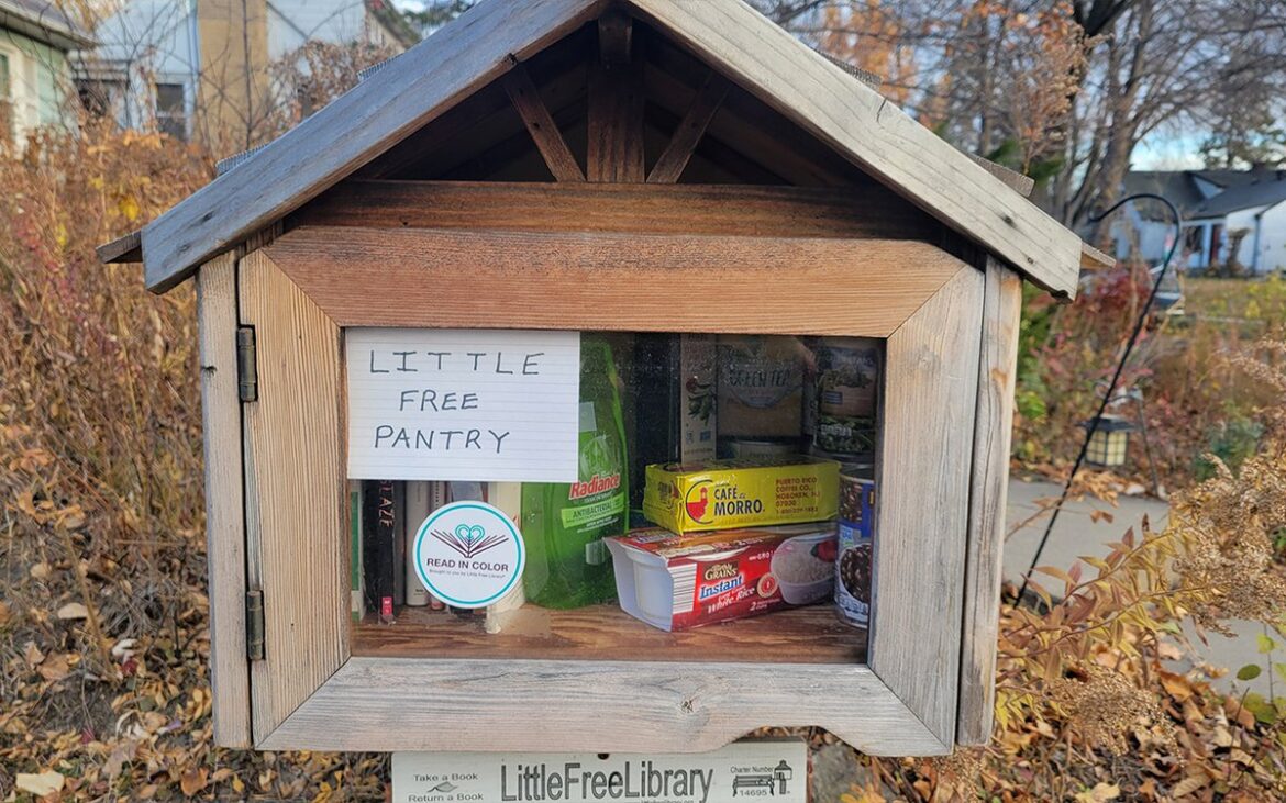 Little Free Libraries Stock Up on Food
