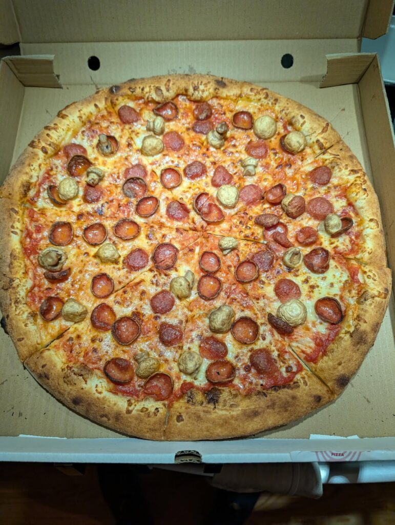 We ordered Blondies tonight