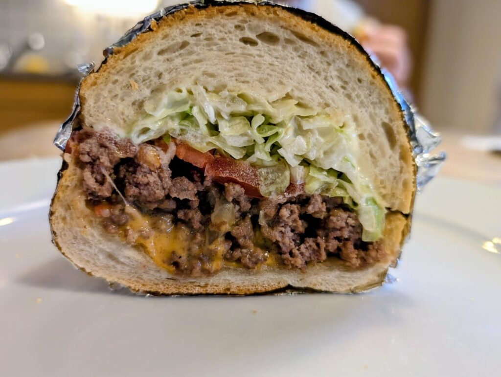 Made my first chopped cheese sandwich