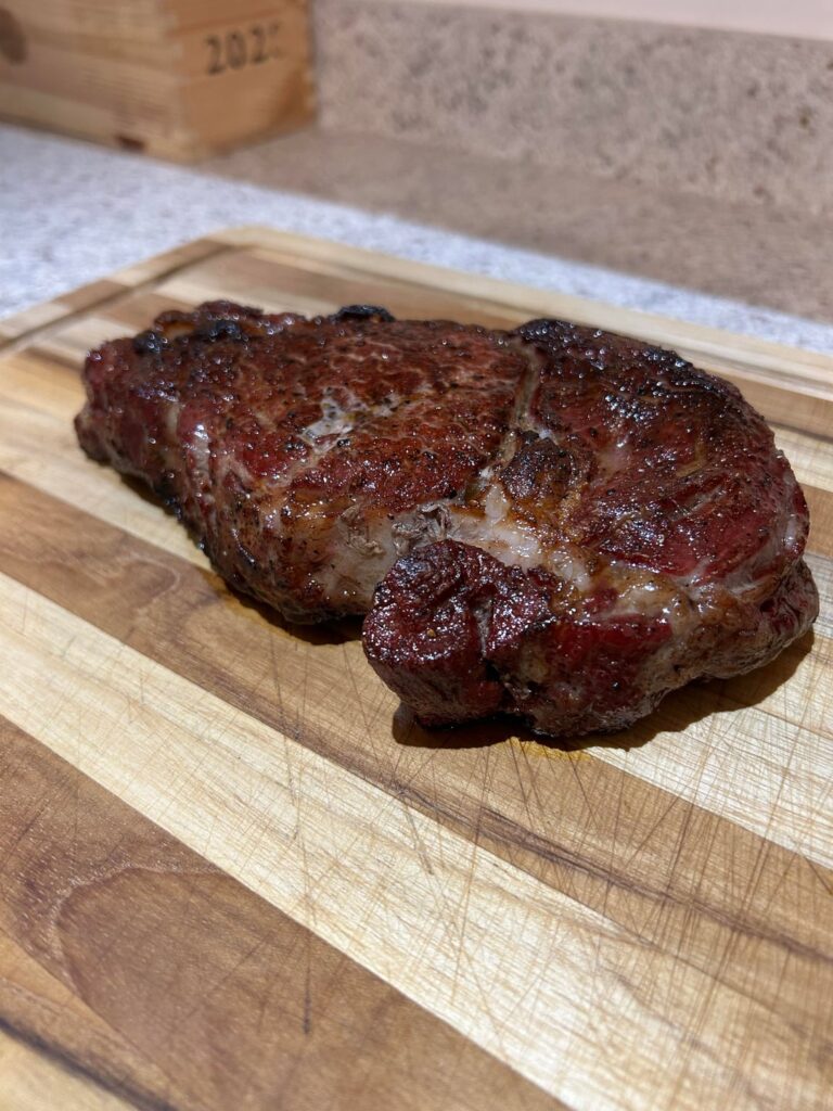 Reverse seared Rib-eye