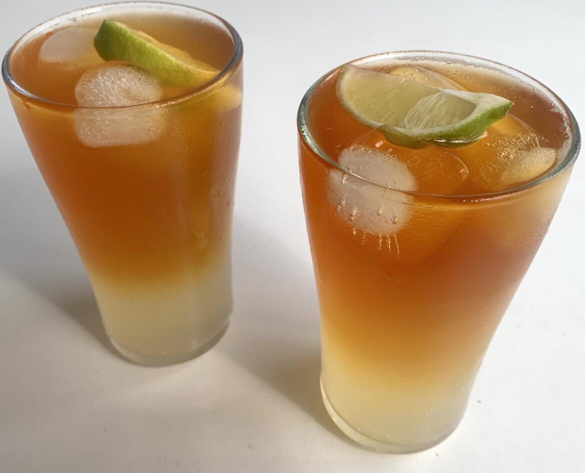Dark and Stormy Mocktail