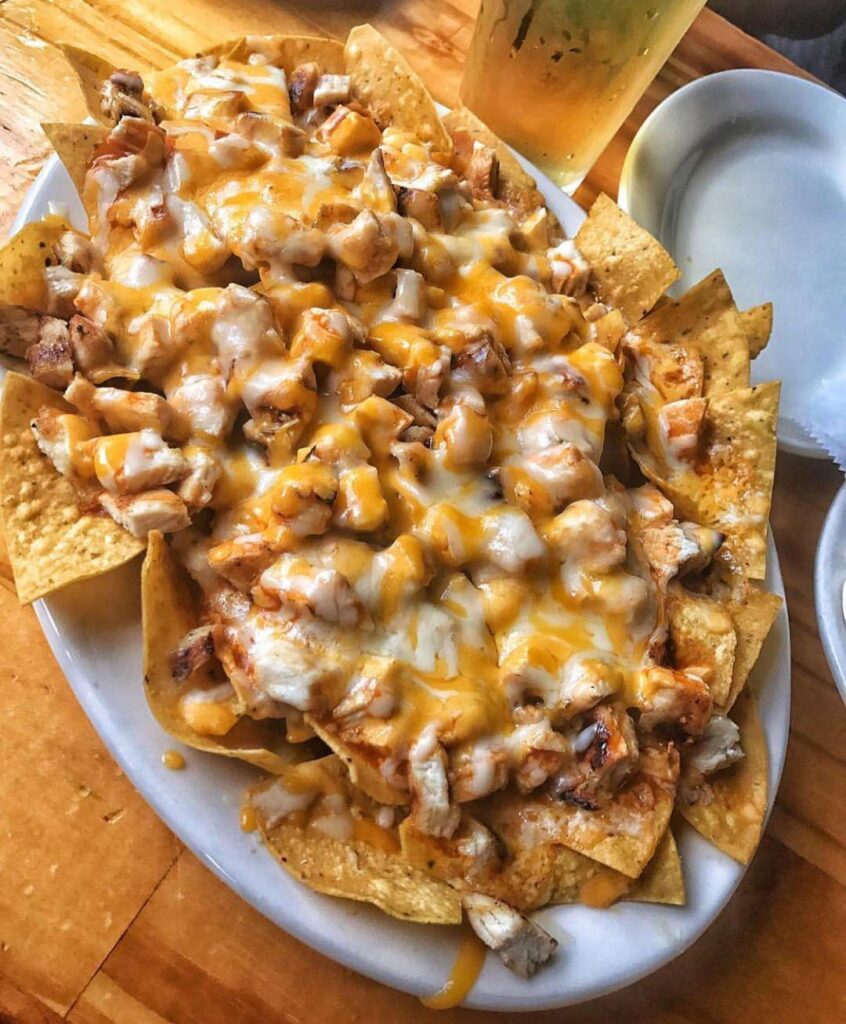 My face creamy nachos