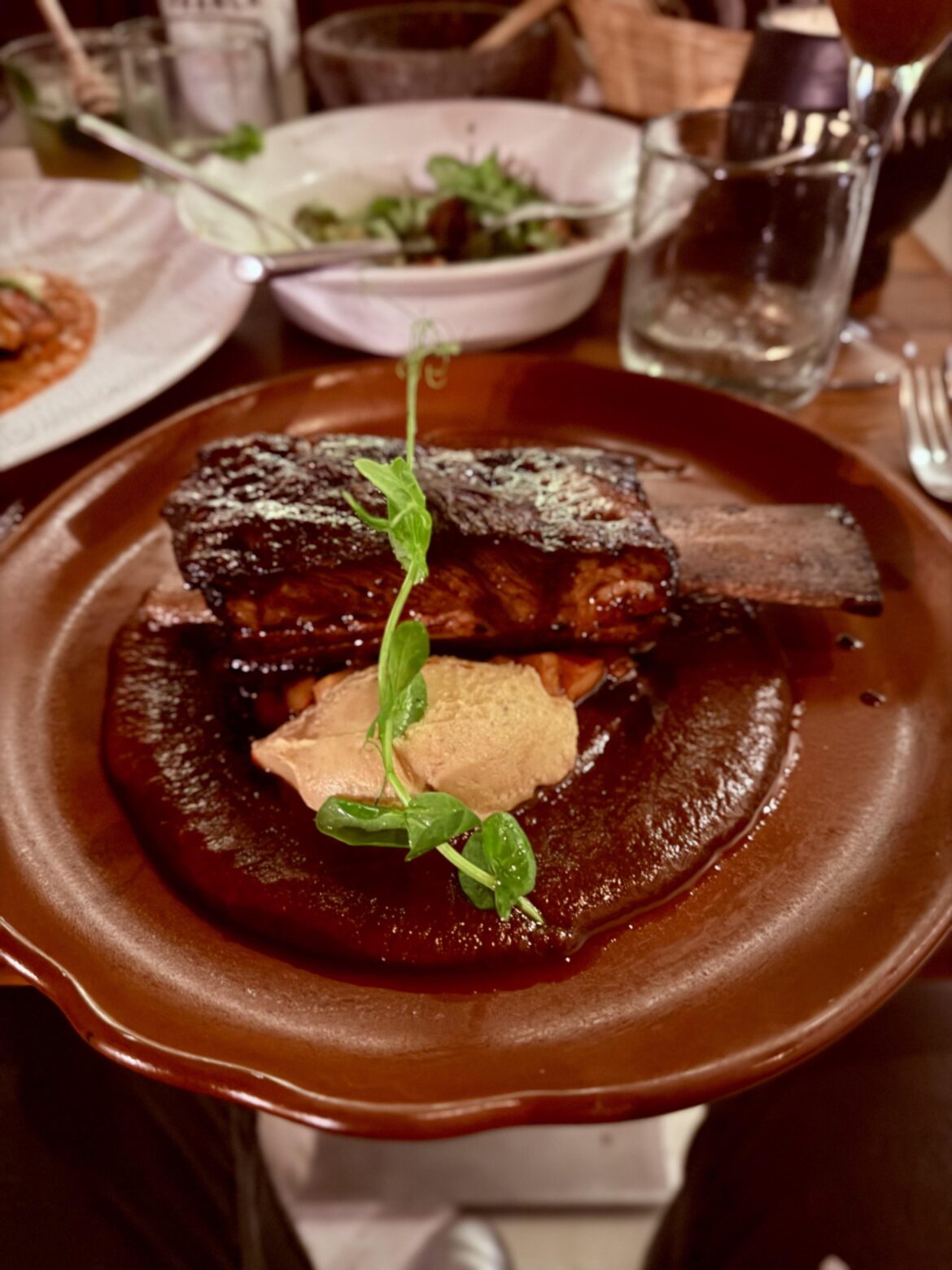 Costillita de res con mole Oaxaqueño!