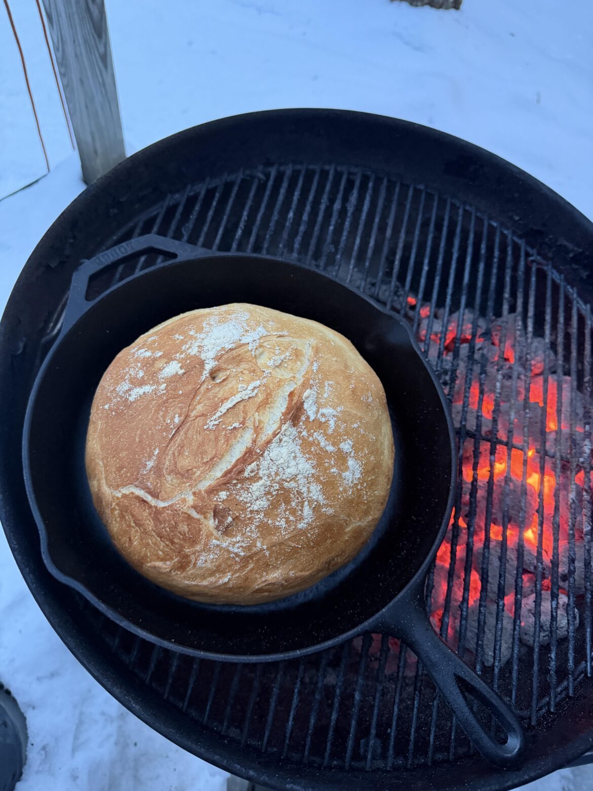 Needed bread at hunting camp.