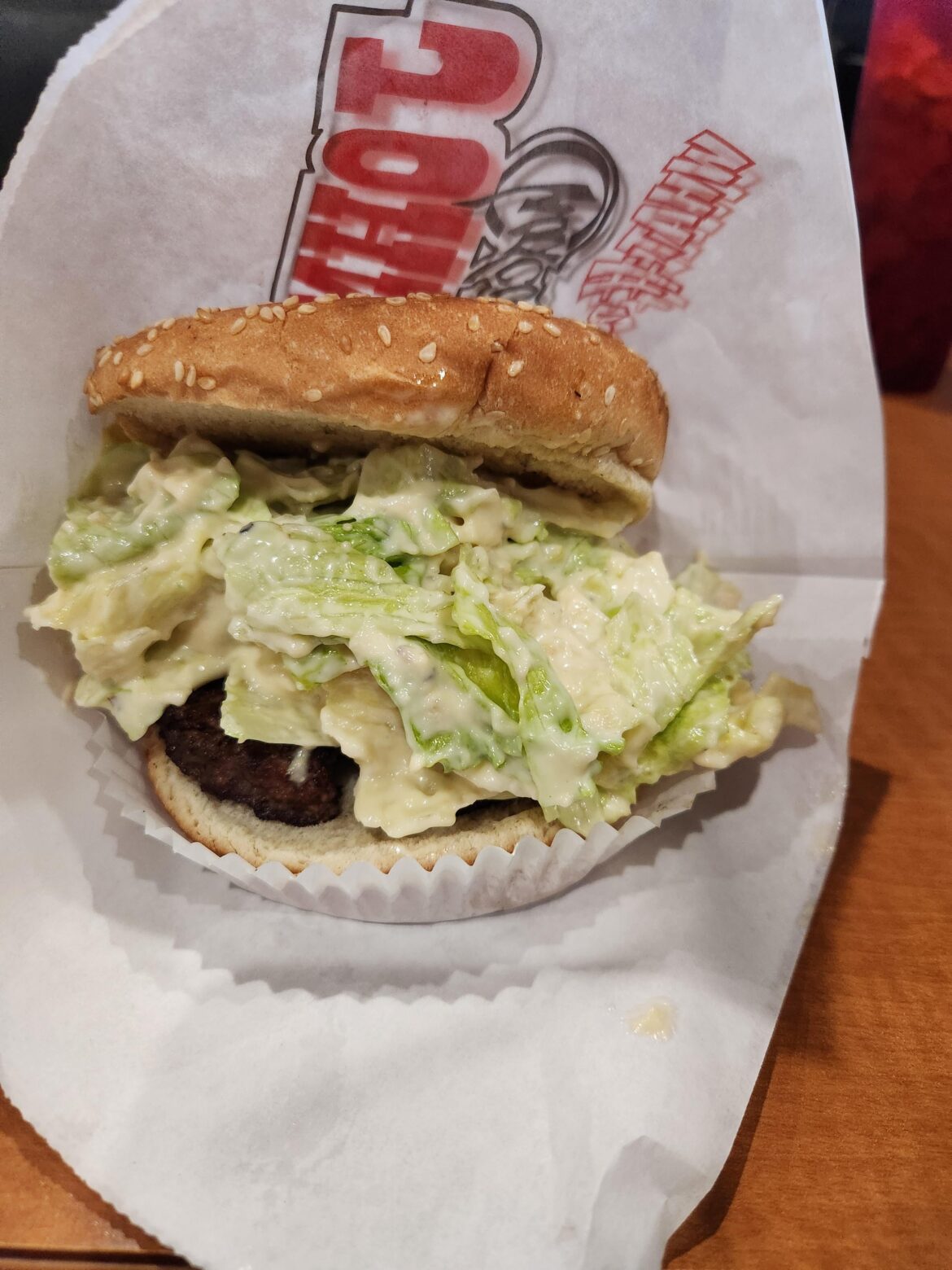I present to you The Ceasar Burger from Johnnie's in OKC, THUNDER UP!