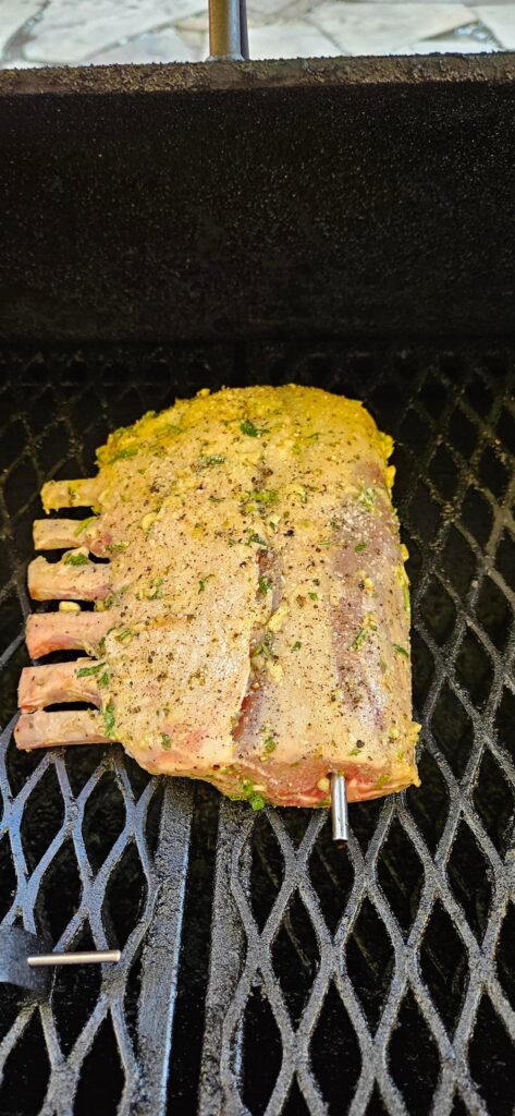 Smoked Rack of lamb