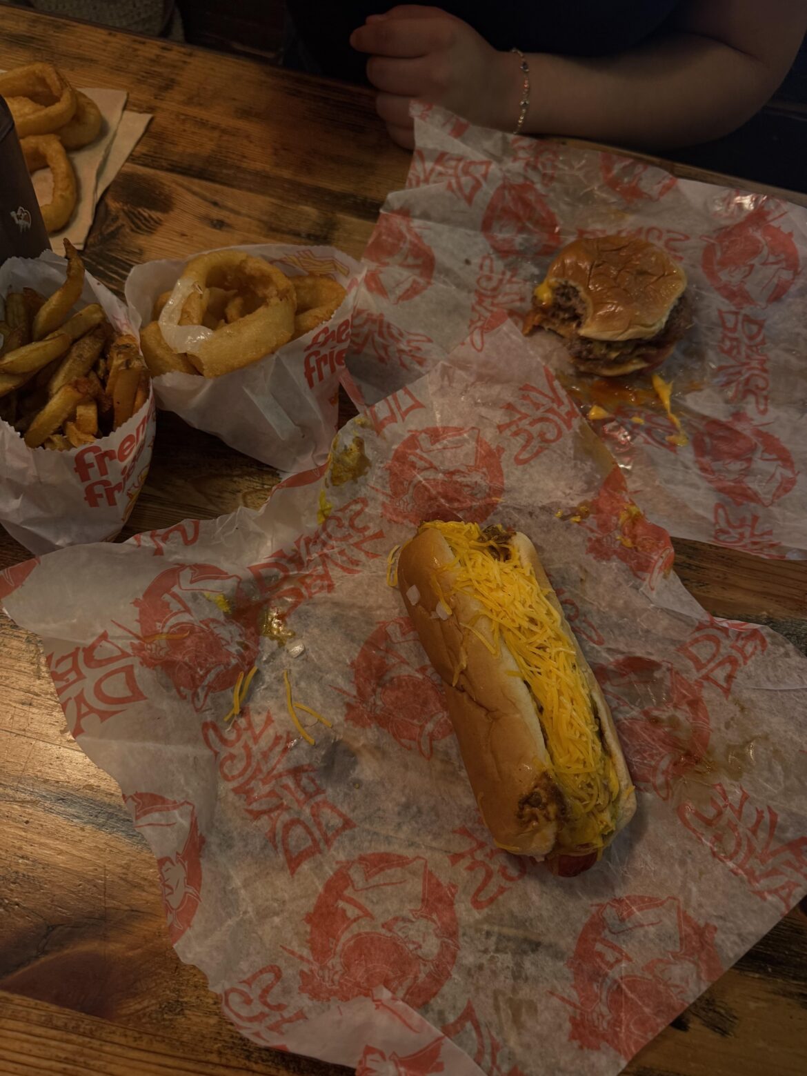 I just recently had my first chili cheese dog
