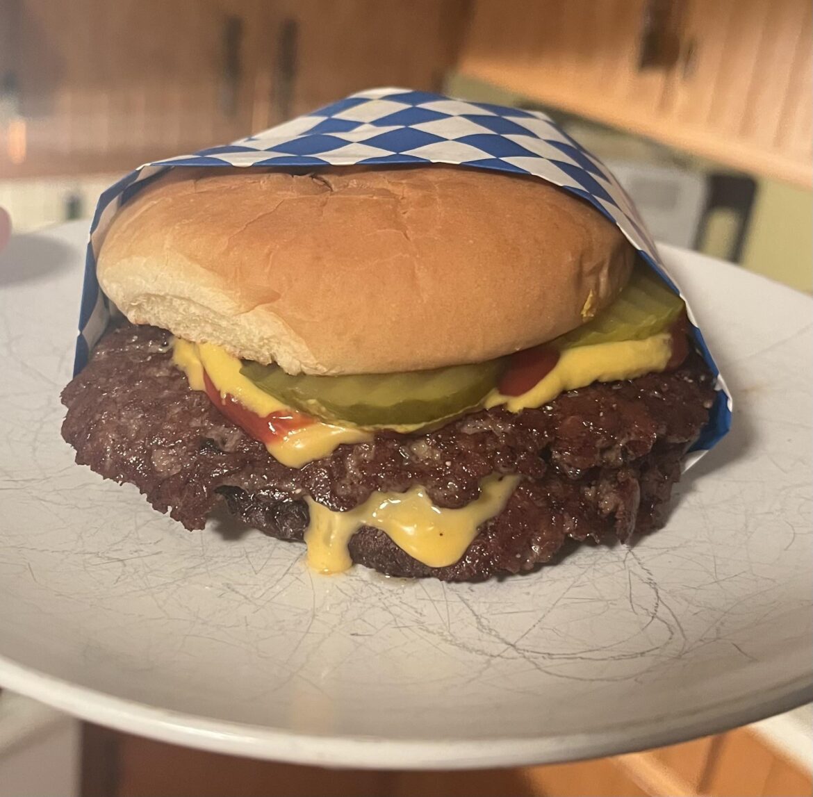 Burger is ready