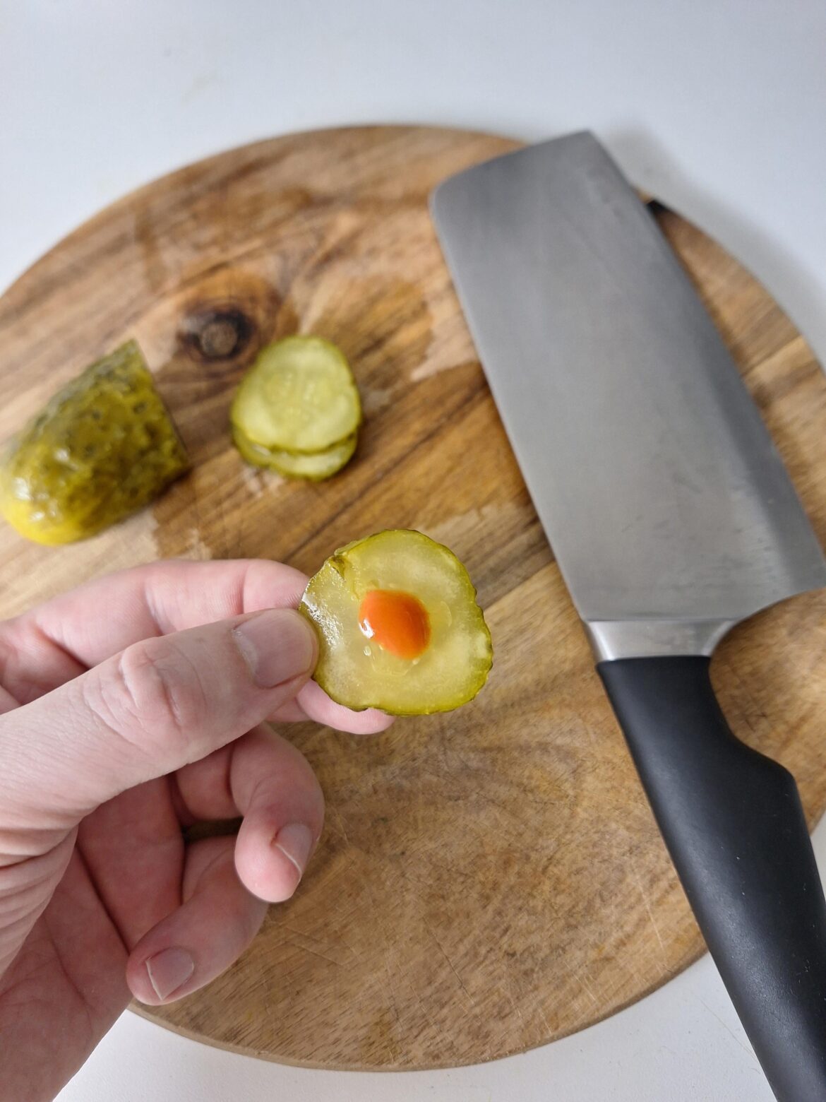 Hot sauce on pickles anyone?