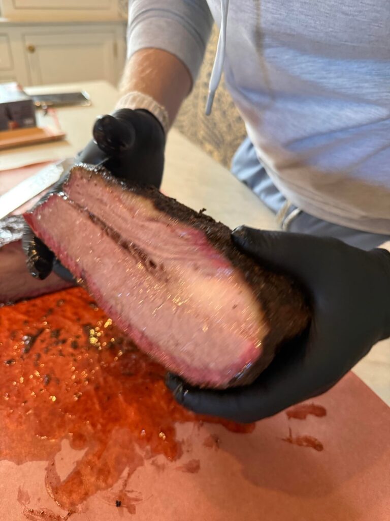 Christmas gift let me cook my first ever Brisket yesterday if