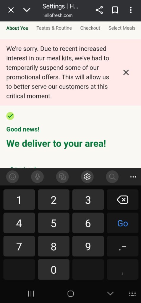 HF won't honor coupon?