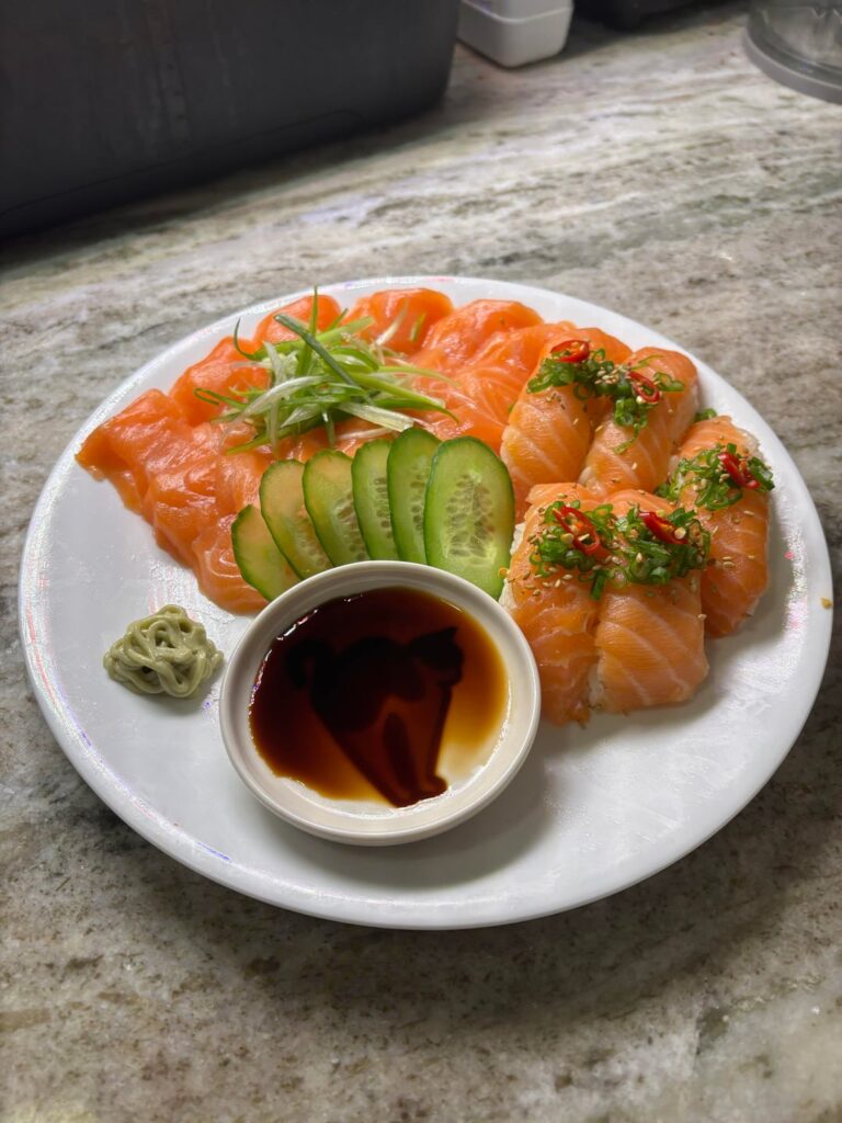 Lil homemade sushi for my wife :)