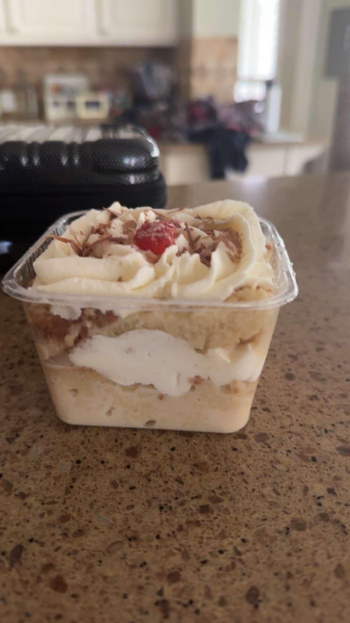 Single serve vanilla cake