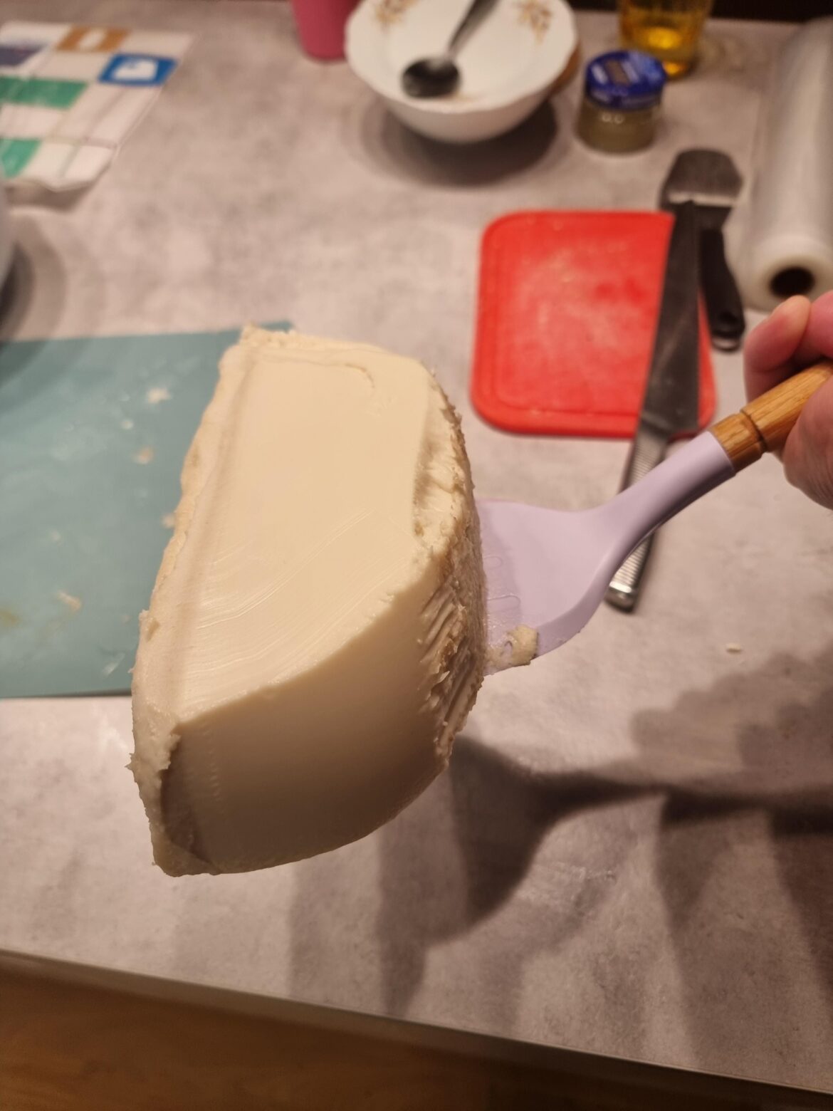 Is this how tonkotsu broth should look like after a night in refrigerator