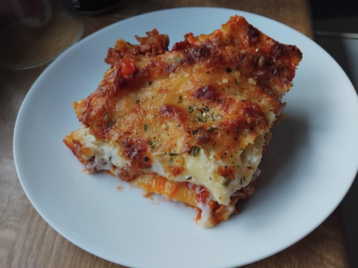 Made Lasagna for dinner.