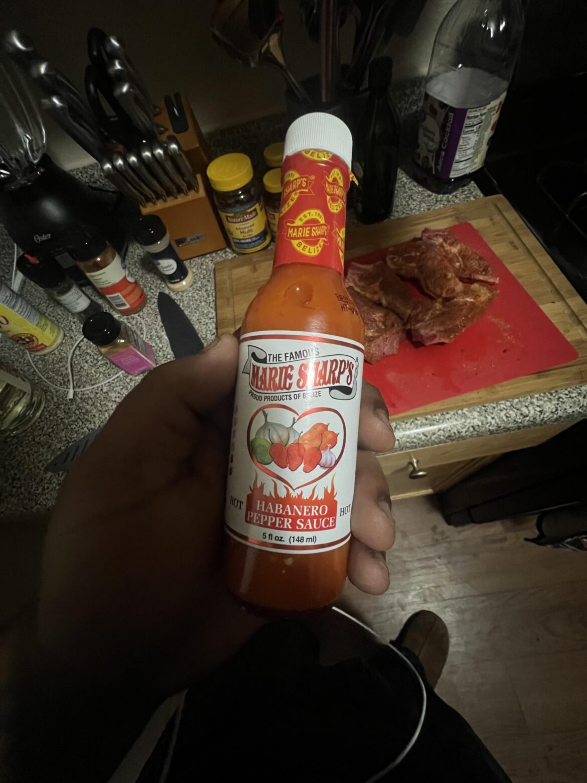 dreck_disp recommended Marie Sharp’s Habanero pepper sauce