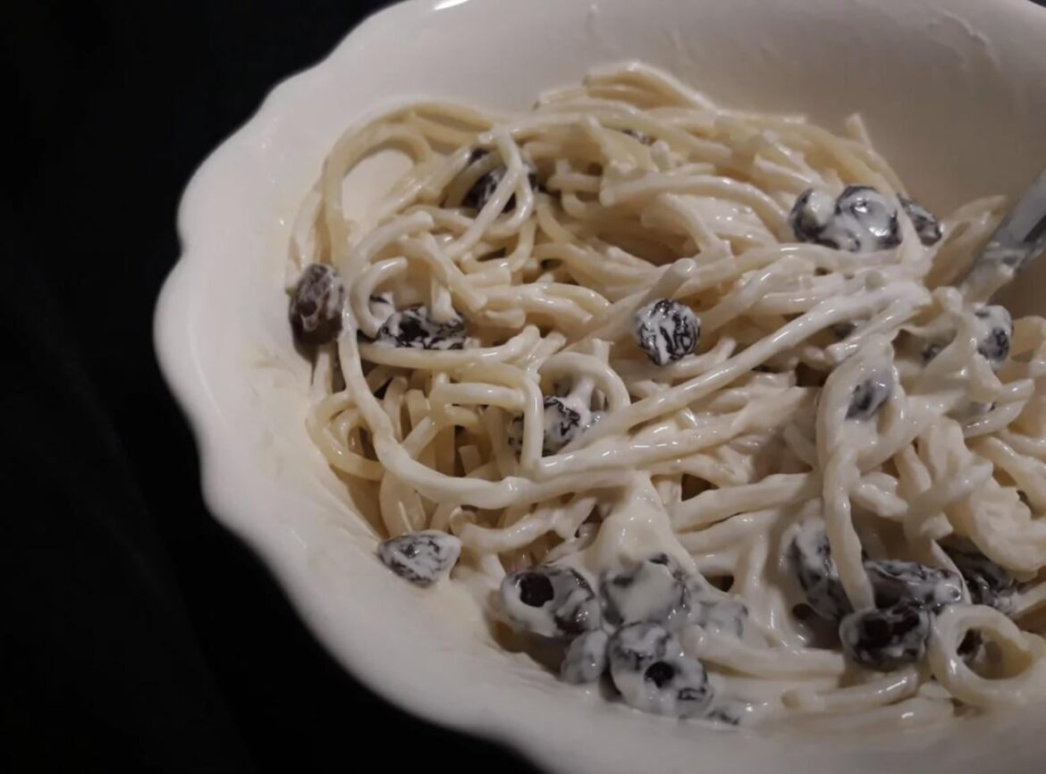 My friends think that my meal of cold pasta, mayo and raisins is absolutely disgusting. Its my favourite meal