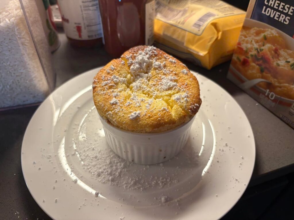 First Attempt trying to make a soufflé