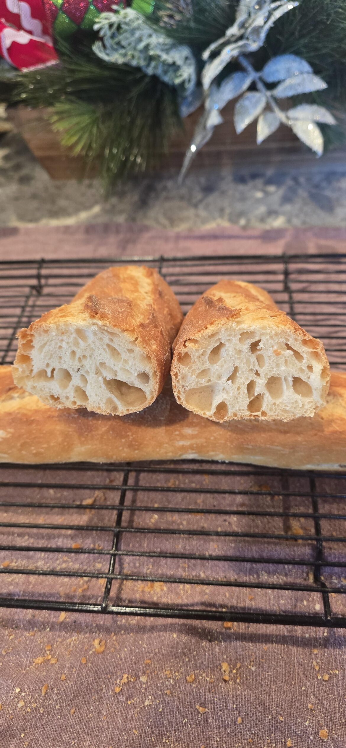 My baguettes are full of holes
