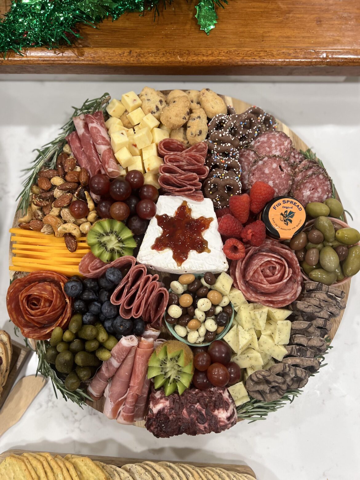 Christmas party charcuterie
