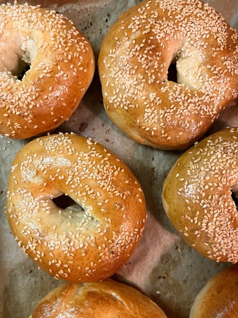 Fresh bagels!