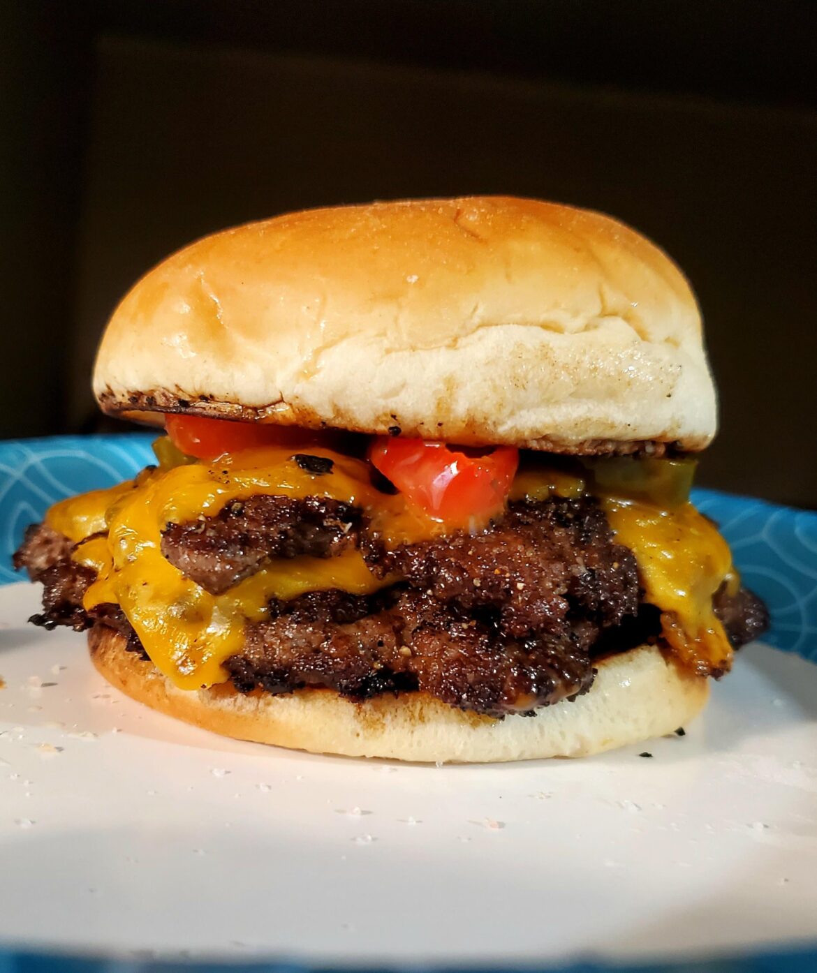 Double with candied jalapeños