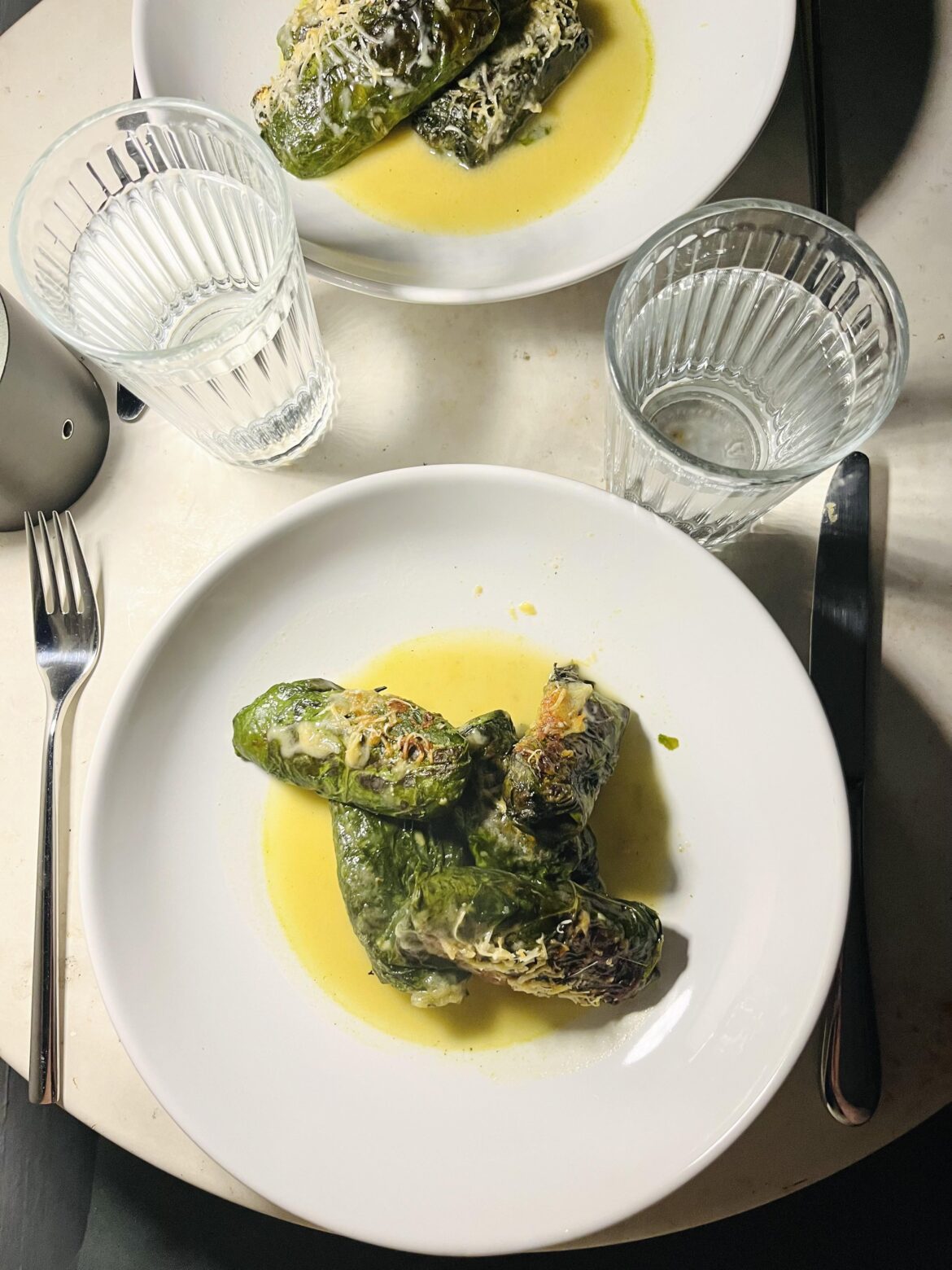 Capuns - a traditional dish from the south east of Switzerland.