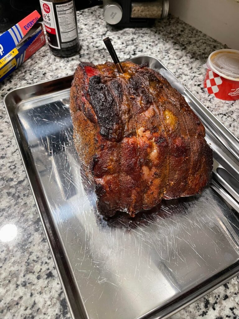 BGE Prime Rib. Best I’ve ever made! Au jus came out great as well