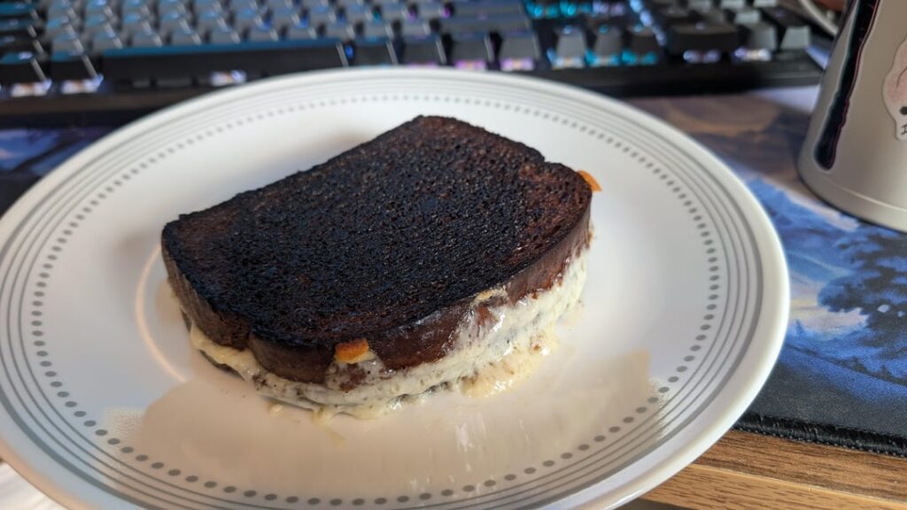 Made my first grilled cheese!