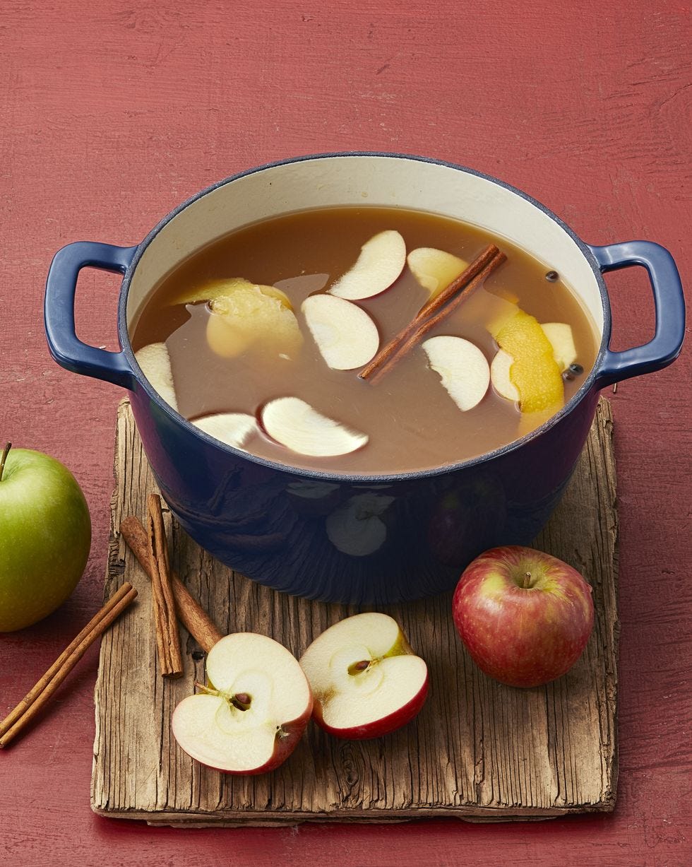mulled apple cider non alcoholic christmas drinks
