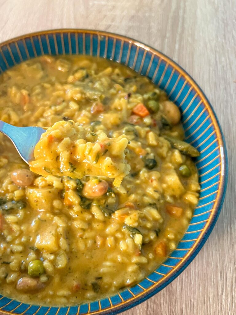 I turned these boring frozen veggies into fancy Risotto I turned these boring frozen veggies into fancy Risotto