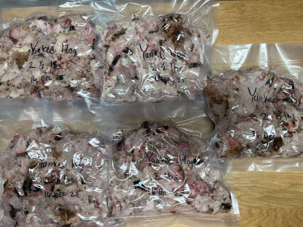 When the manager gives a special, you make pulled pork