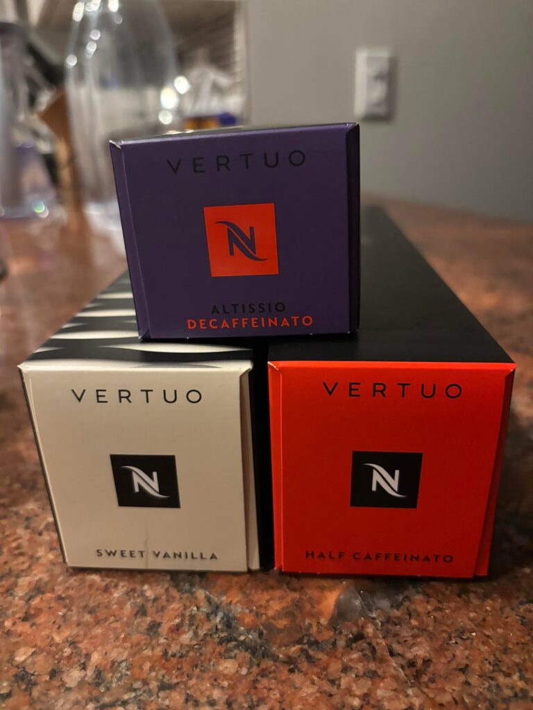 Selling unopened Vertuo sleeves