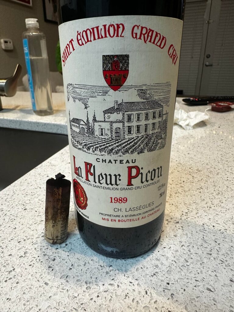 First old wine and I enjoy it