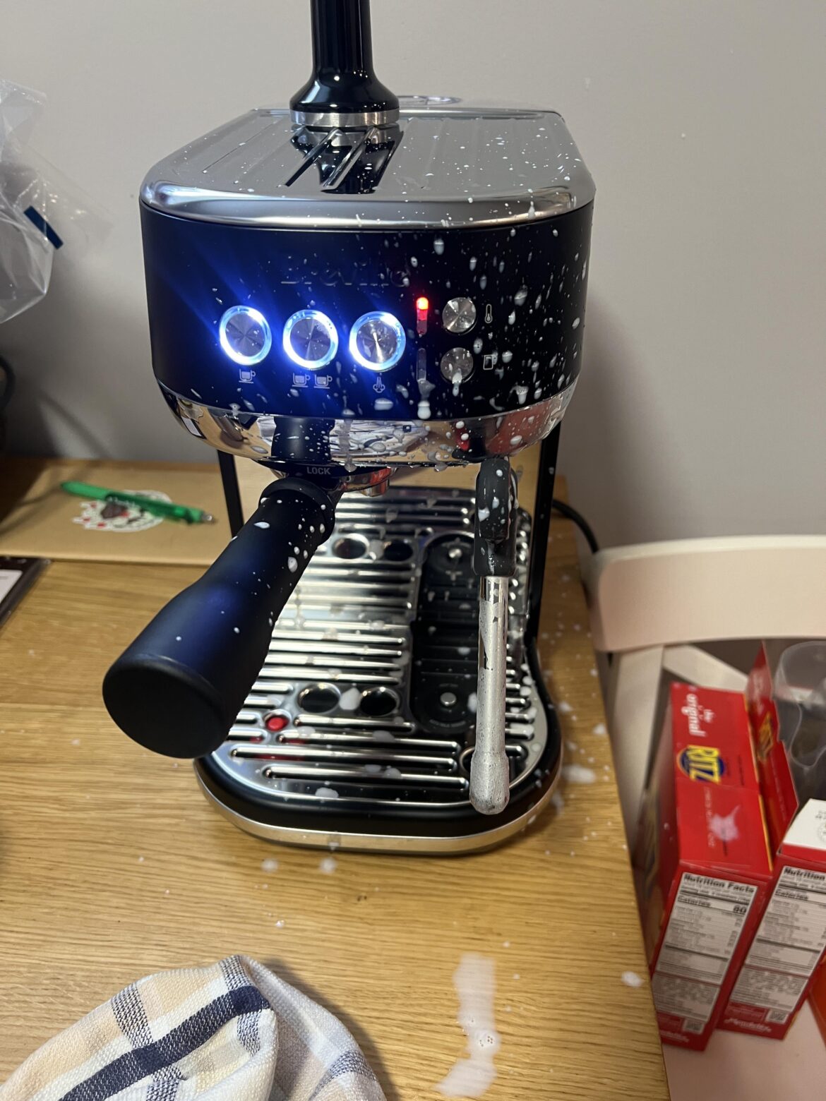 Tried to steam milk today