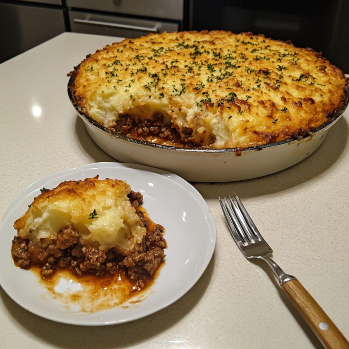 Shepherd's pie with beef
