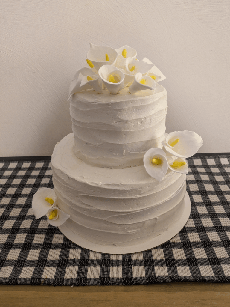My first wedding cake