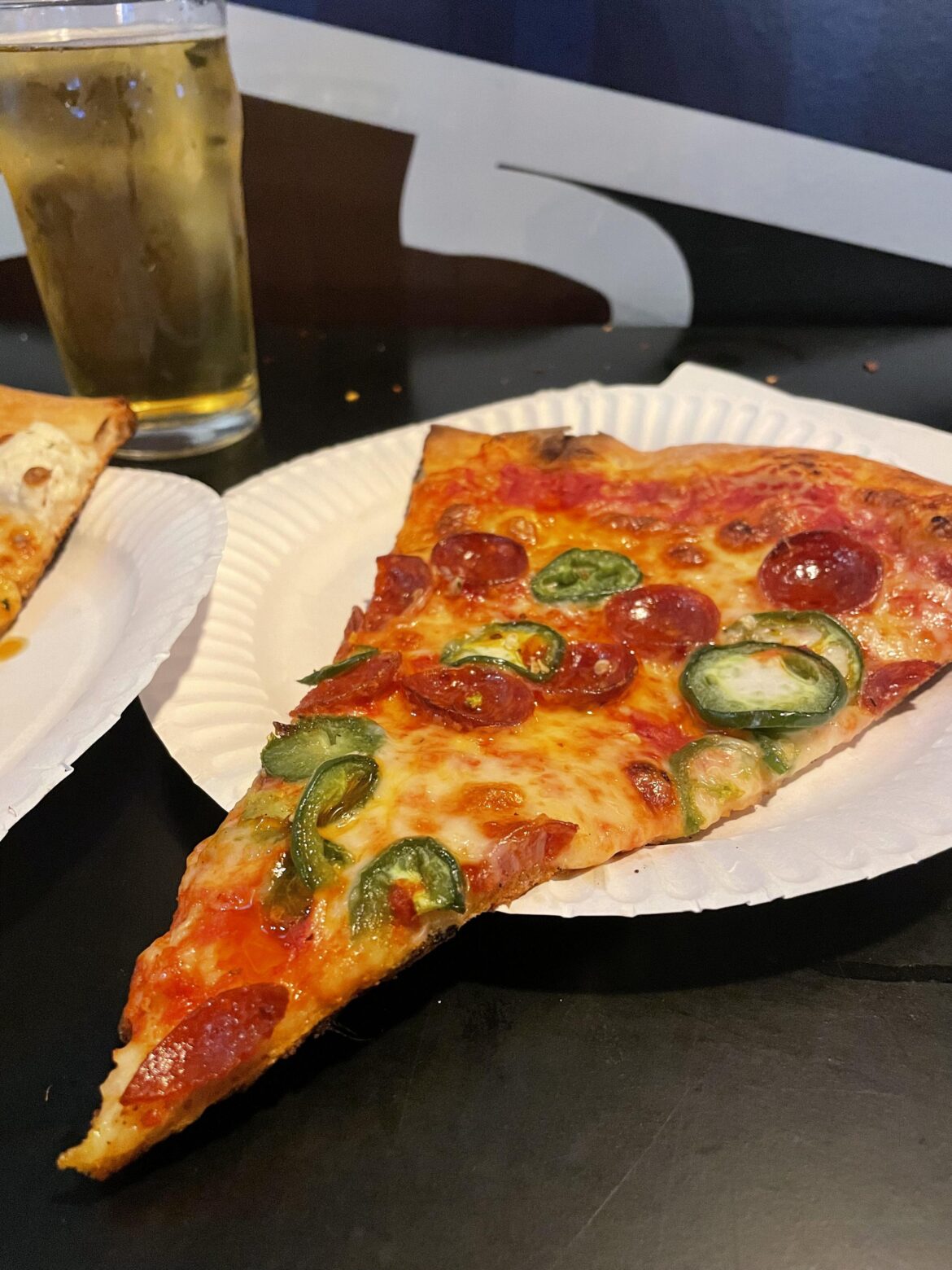 A slice from Pie Trap Pizza