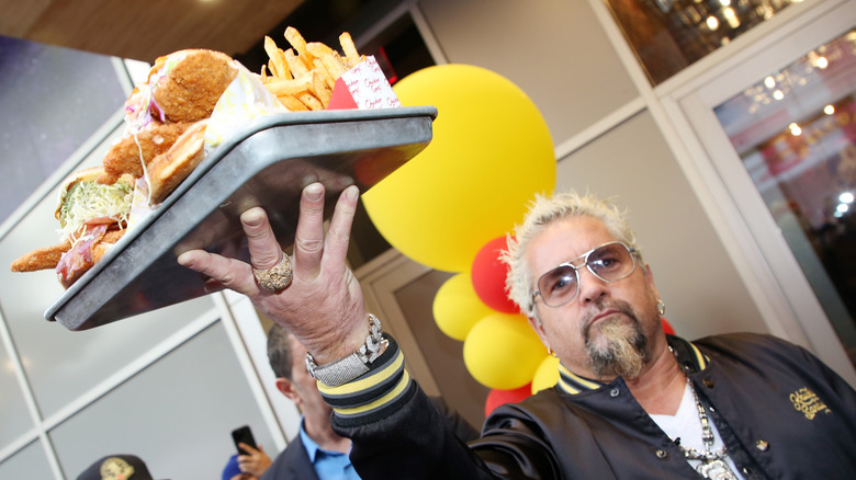 Guy Fieri at the opening of 