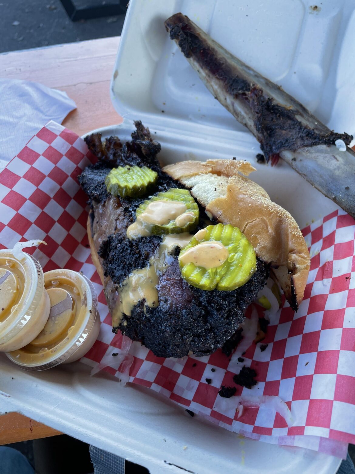 (I also ate (although longer ago)) “Dino” McRib (I also ate (although longer ago)) “Dino” McRib